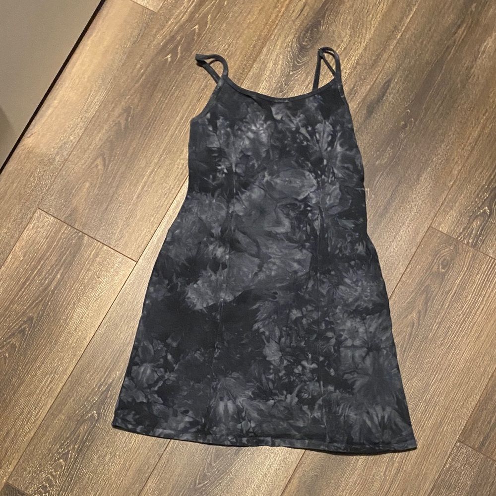 Billabong Dark Blue Tie-Dye Mini Dress